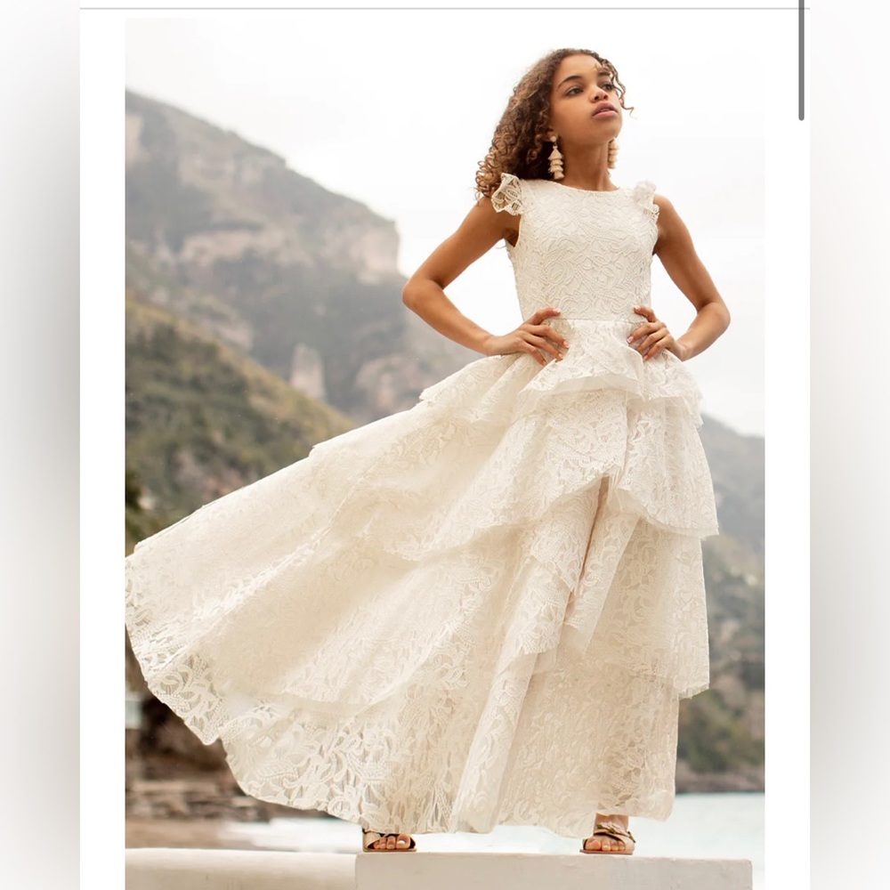 Joyfolie beautiful dress size 14 Ivory color